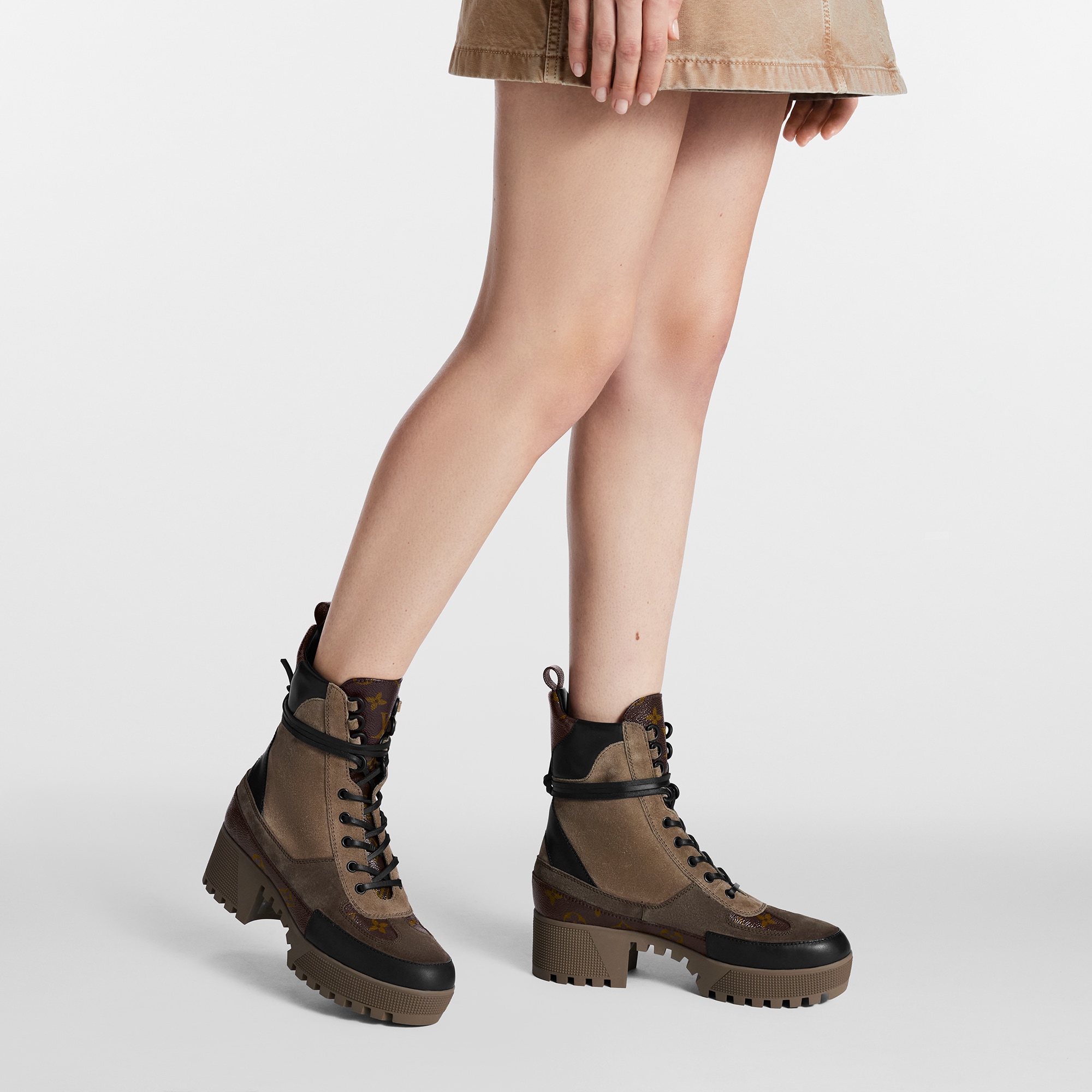 Louis vuitton boots platform hotsell